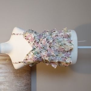 Nine West Ruffle Floral top